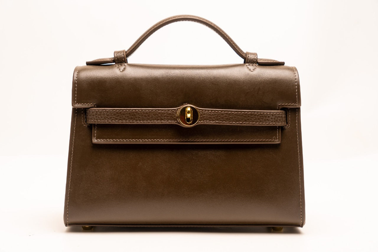 plant-based leather bag