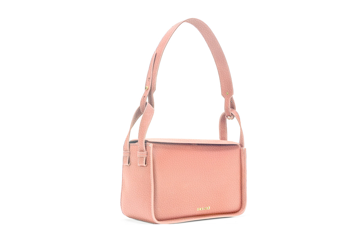 Myco Luxe Shoulder Satchel, vegan mushroom leather shoulder bag